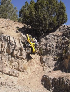 Extreme ATV winching with Reversaroller